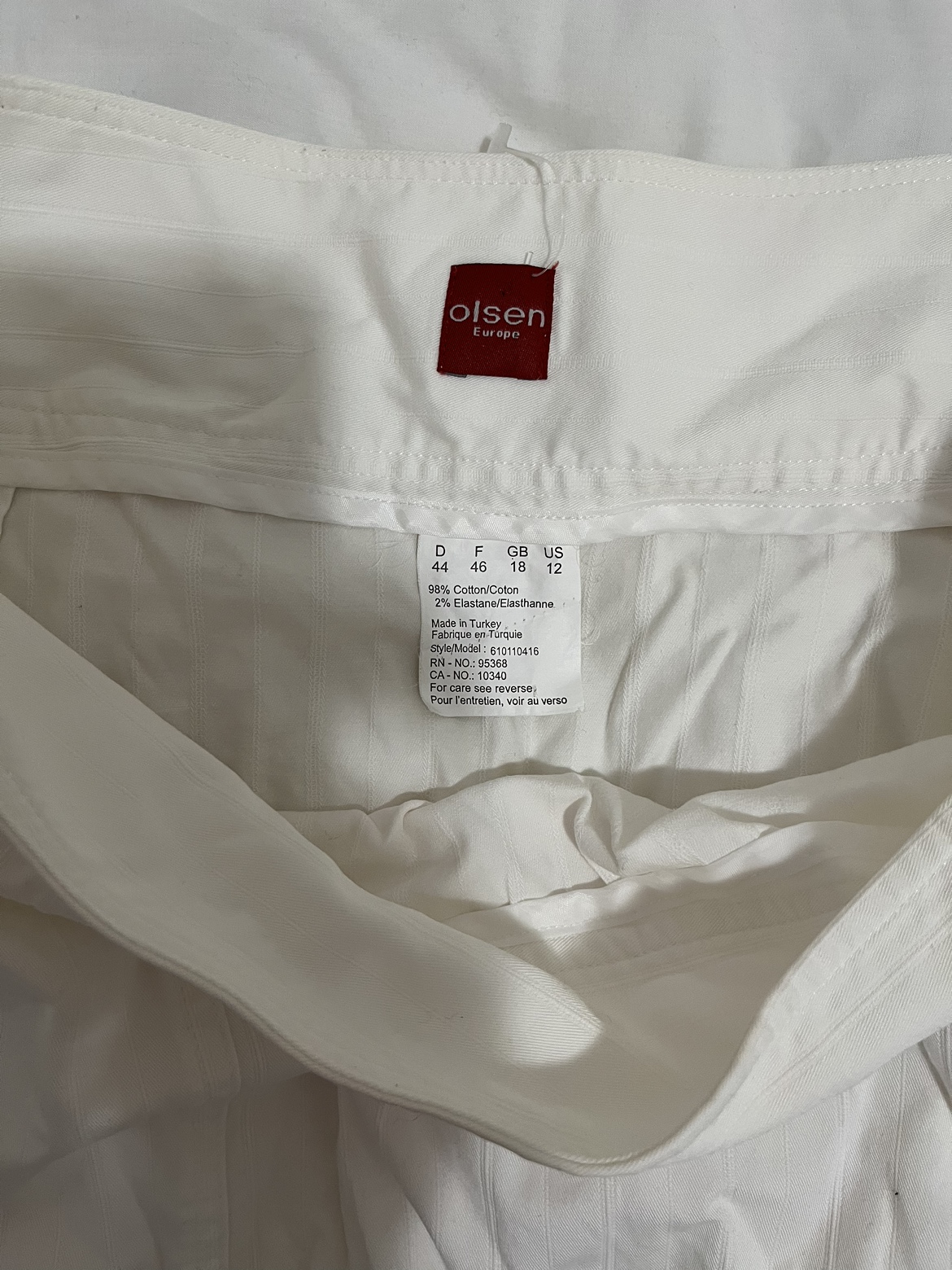 Olsen Europe White Skirt - photo 2