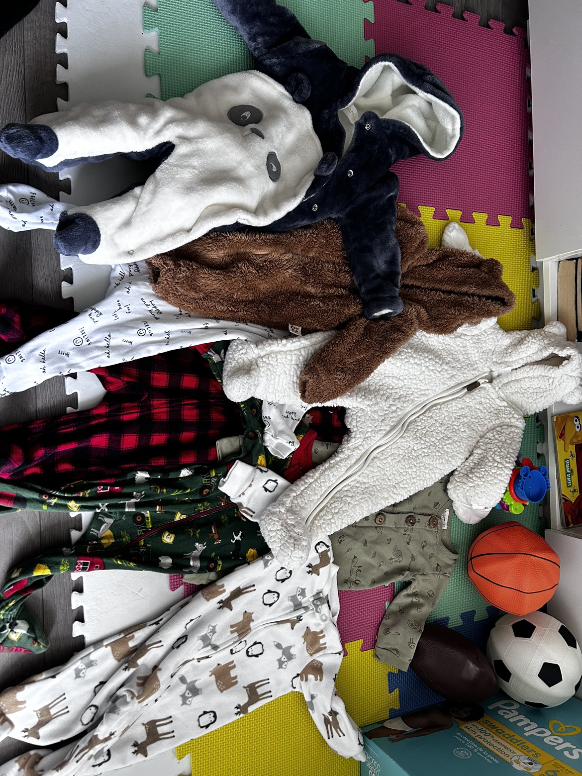8 winter rompers 3-6 months