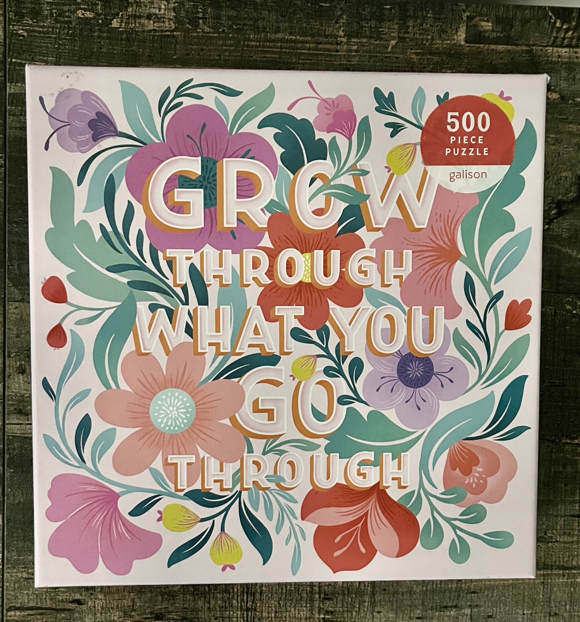 Grow Through What You Go Through 500 Piece Puzzle thumbnail