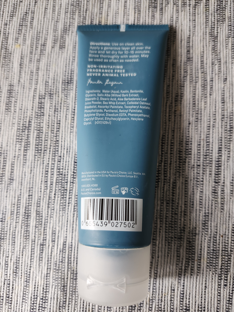 Paula's choice Oil-absorbing mask image indicator(2)