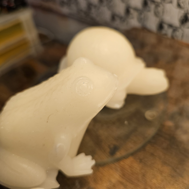 wax faux candles turtle & frog set - photo 4