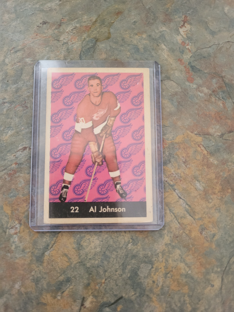 Al  Johnson. 1961 1962.Hockey card.8 dollars thumbnail