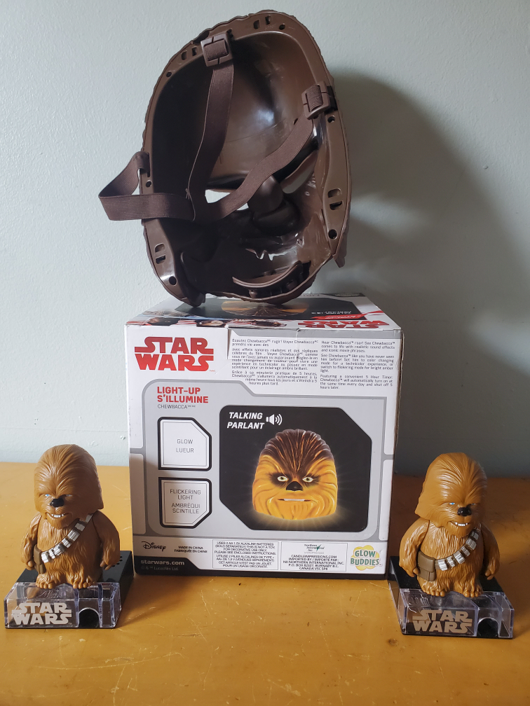 Star Wars Disney Chewbacca Light Lamp Talking Mask Candy image indicator(2)