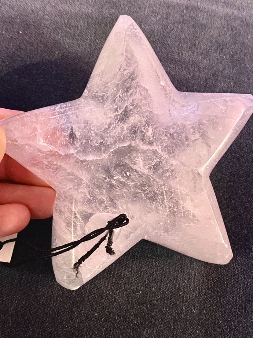 Genuine Moroccan Crystal Selenite Star Dish image indicator(4)
