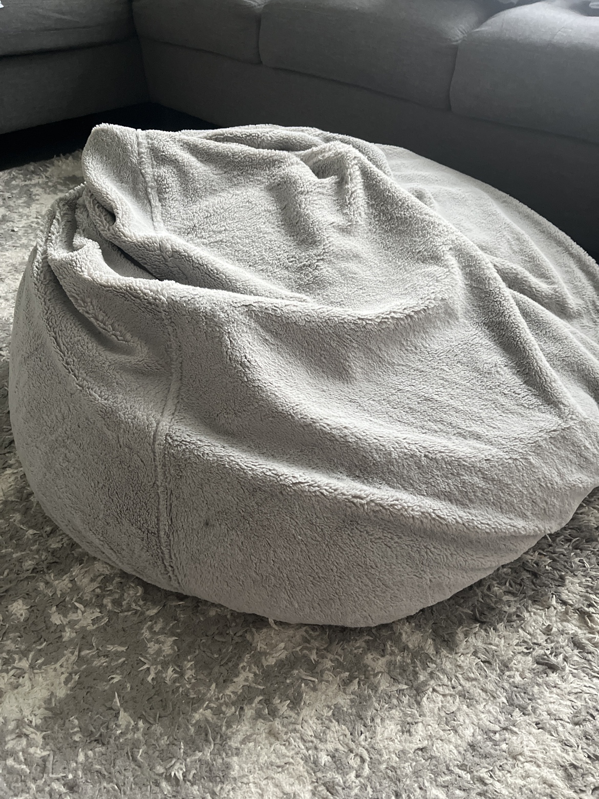 Grey Bean Bag Chair