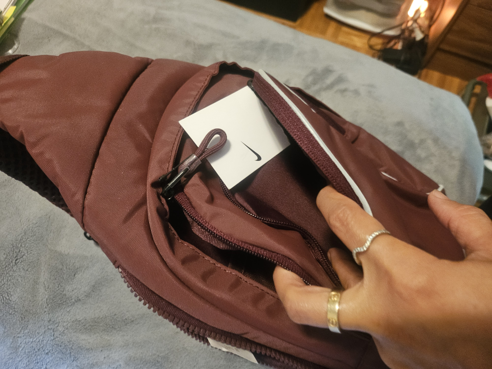 Nike Maroon Crossbody Bag image indicator(4)