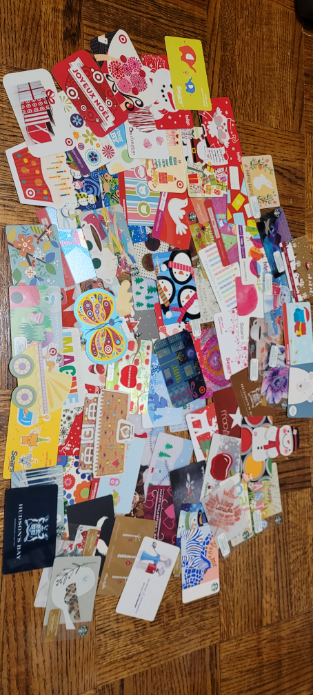Collection of 70 brand new empty gift cards - photo 5