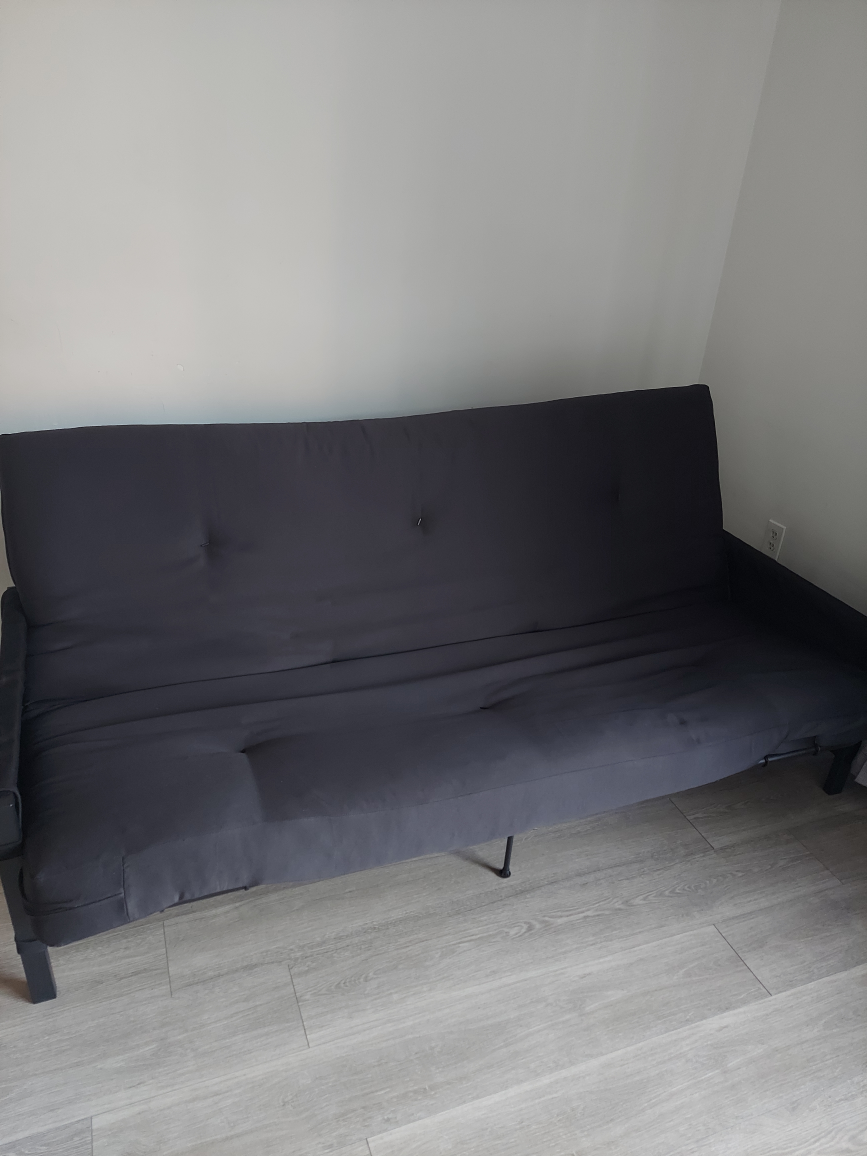 Black Futon / Couch Moving Sale thumbnail