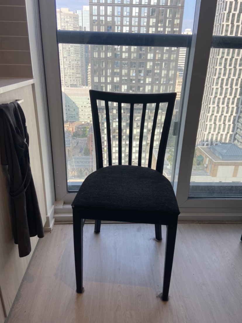 Black Dining Chair (x2)