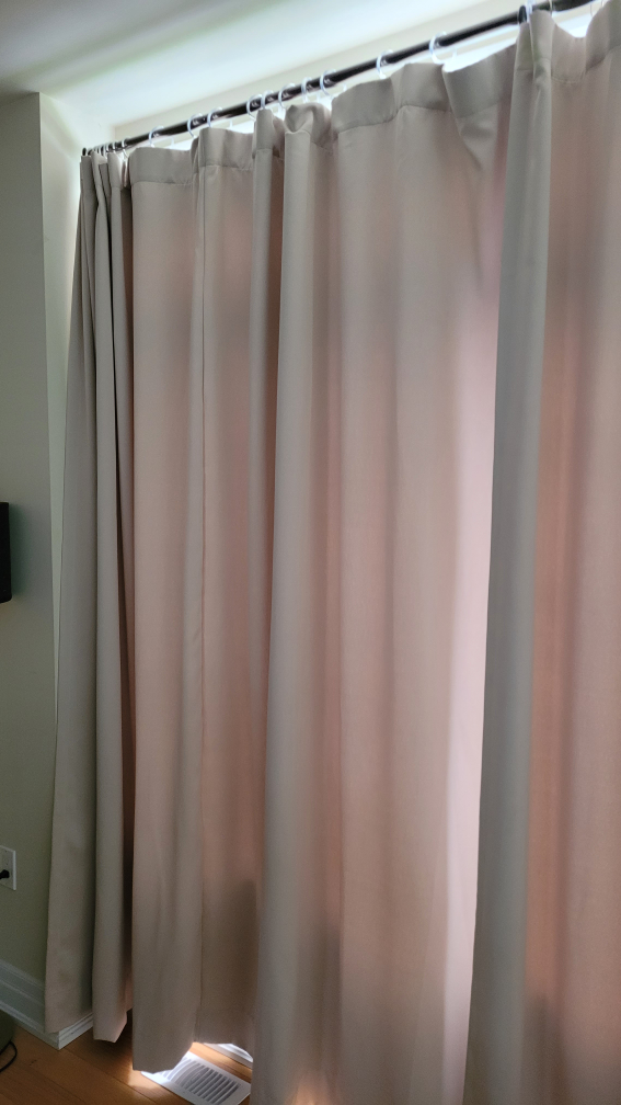 Room darkening curtains - photo 2