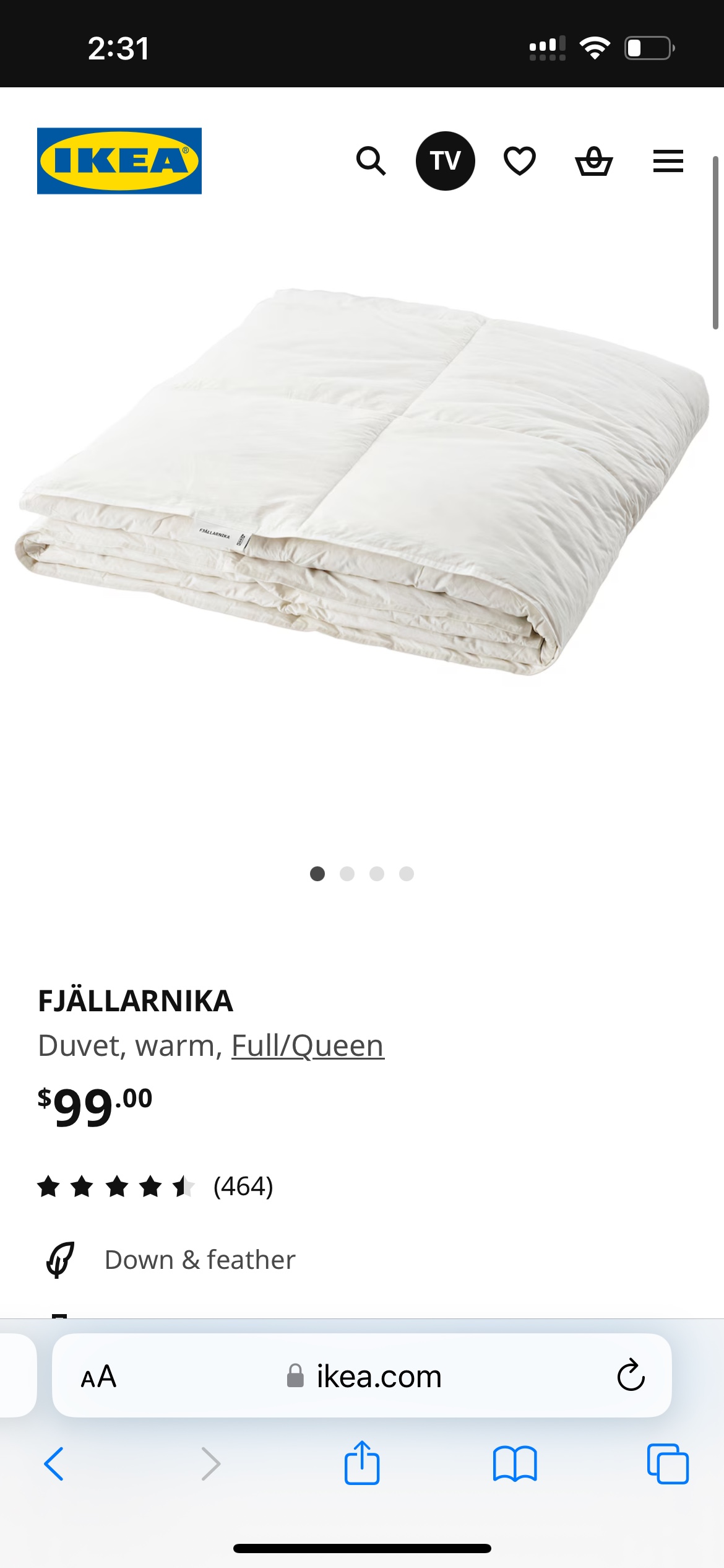 Duvet queen Warm thumbnail