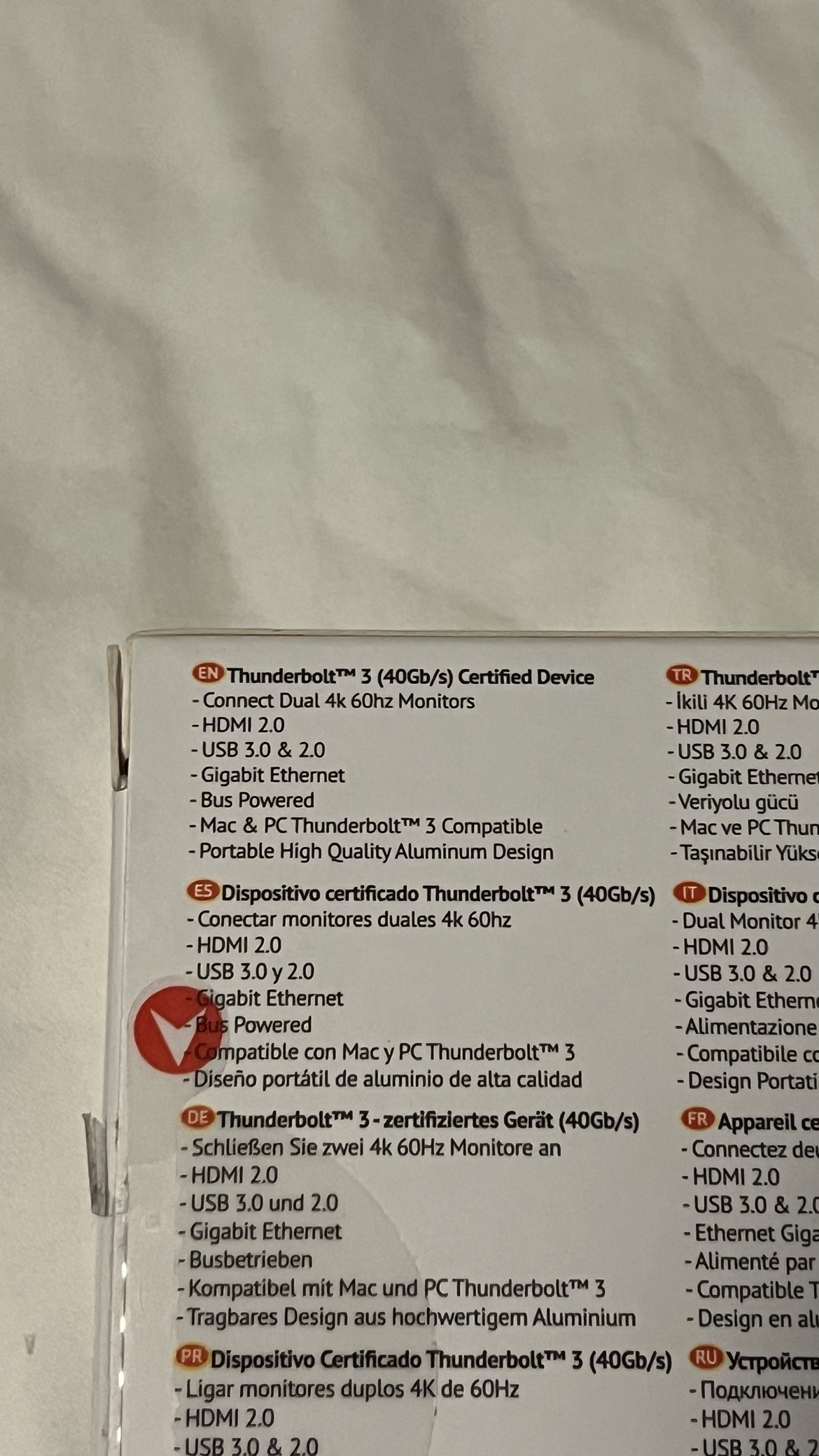 CalDigit Thunderbolt 3 Multiport Dock image indicator(2)