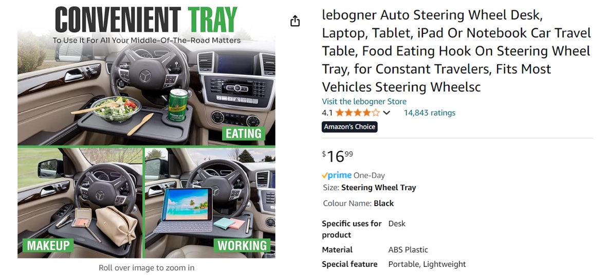 Luggage Tray for vehicle - photo 2