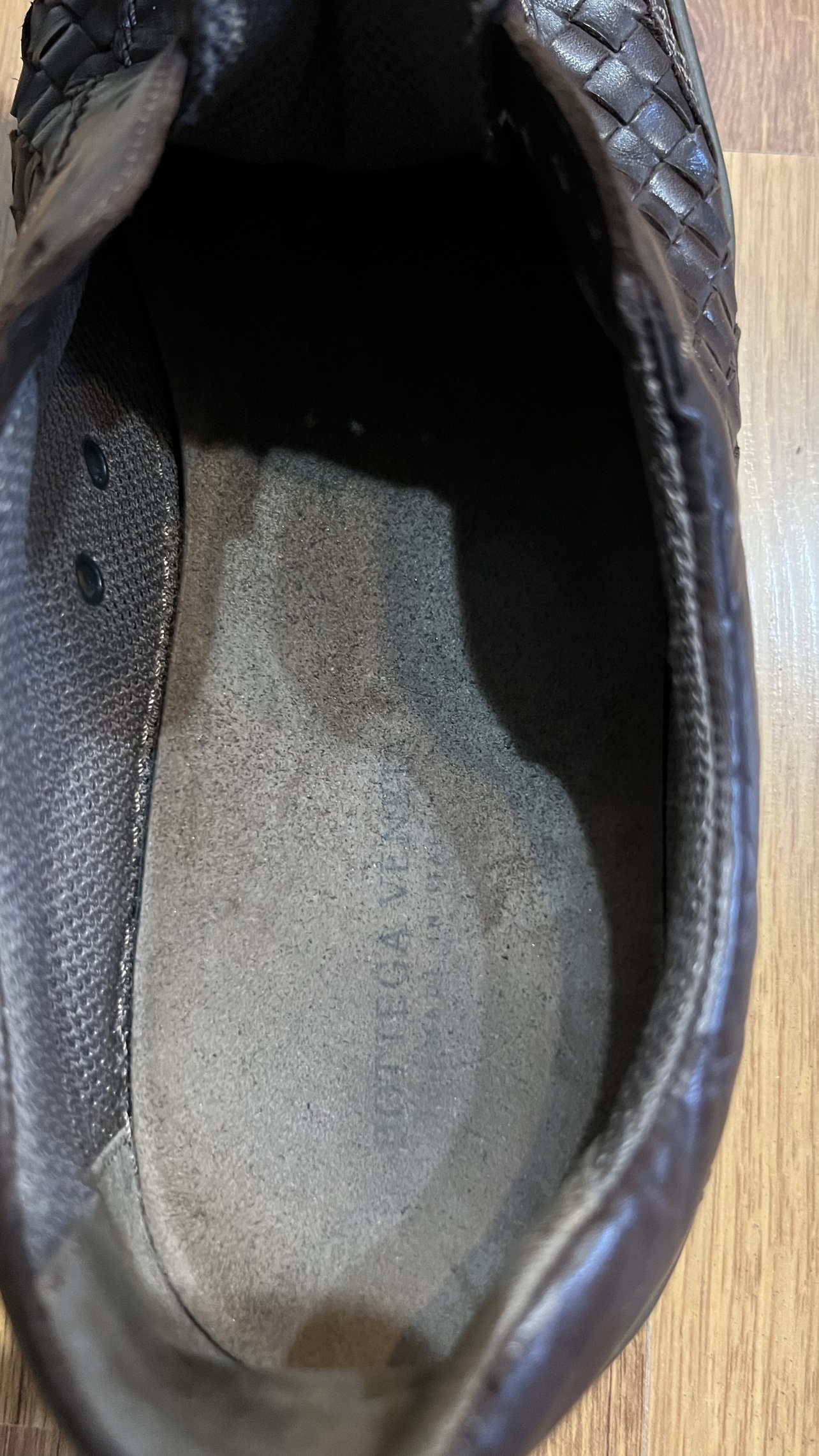 Bottega Veneta Brown Leather Sneakers (Vintage) image indicator(5)