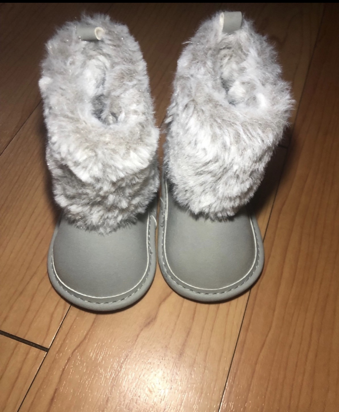 Baby Girl Fur Boots 0-3 Months