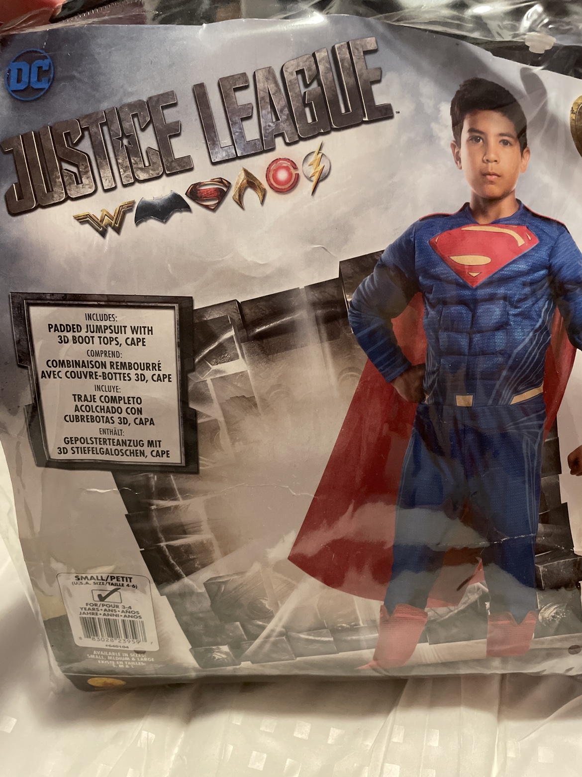 Justice league Superman child costume
