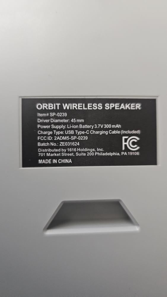 Orbit Wireless Speaker - photo 3