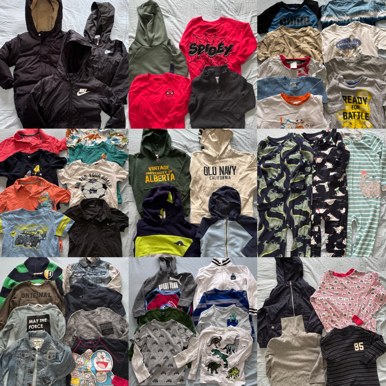 Boy clothing 4-6 winter and summer.