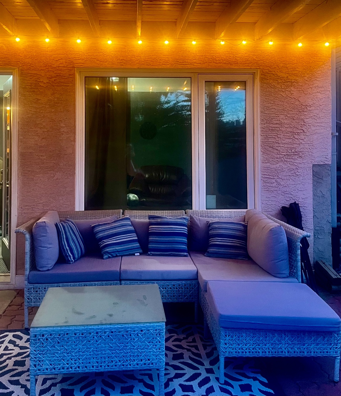 Outdoor Patio Sectional Sofa Set