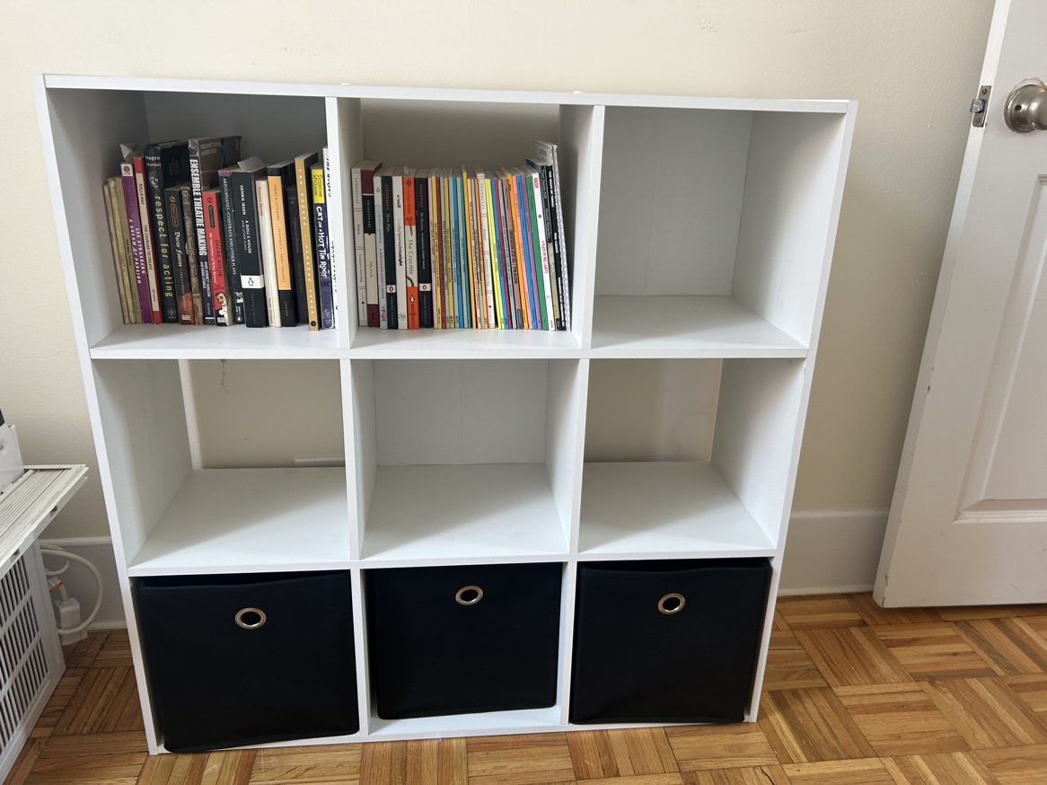 White Cube Storage Shelf - photo 2