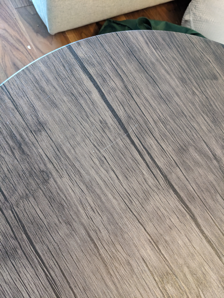 Coffee table with storage shelf - photo 4