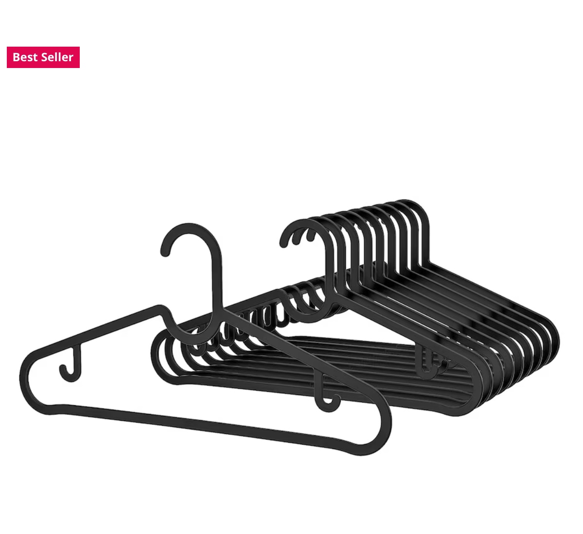 Black Plastic Hangers thumbnail