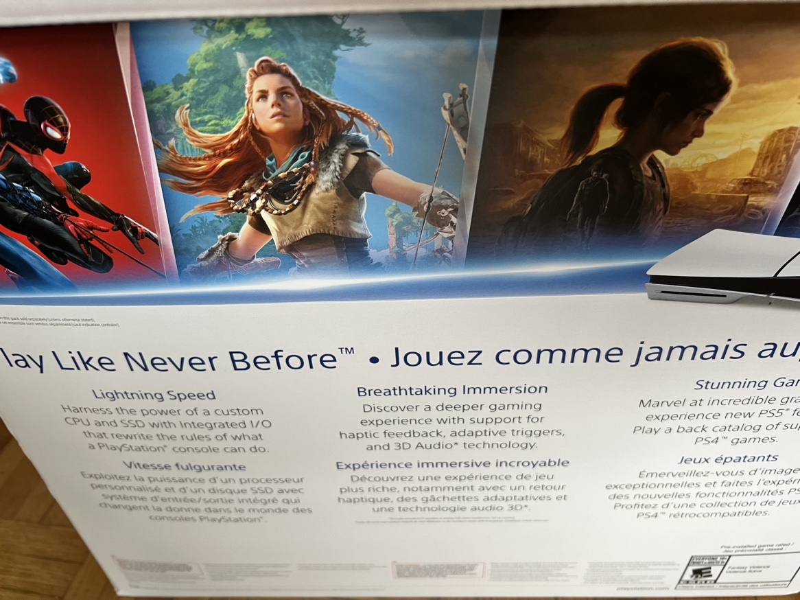 *Like New* PlayStation 5 Slim (Disc edition) w/Controller image indicator(2)