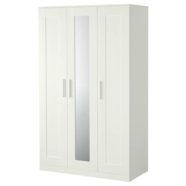 IKEA White Wardrobe with Mirror