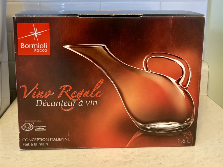 NEW Italy Bormioli Rocco Vino Regale Wine Decanter