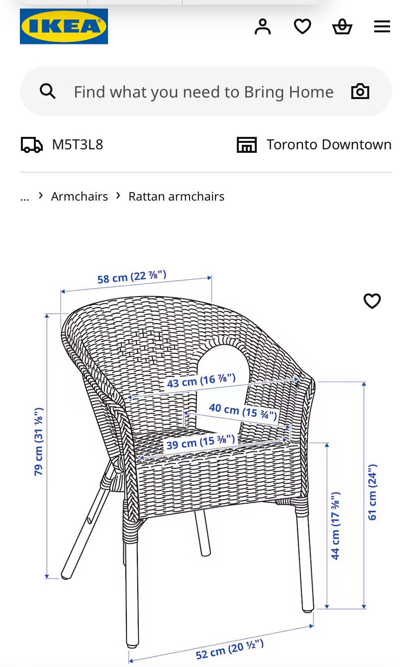 IKEA AGEN Armchair, rattan/bamboo - photo 4