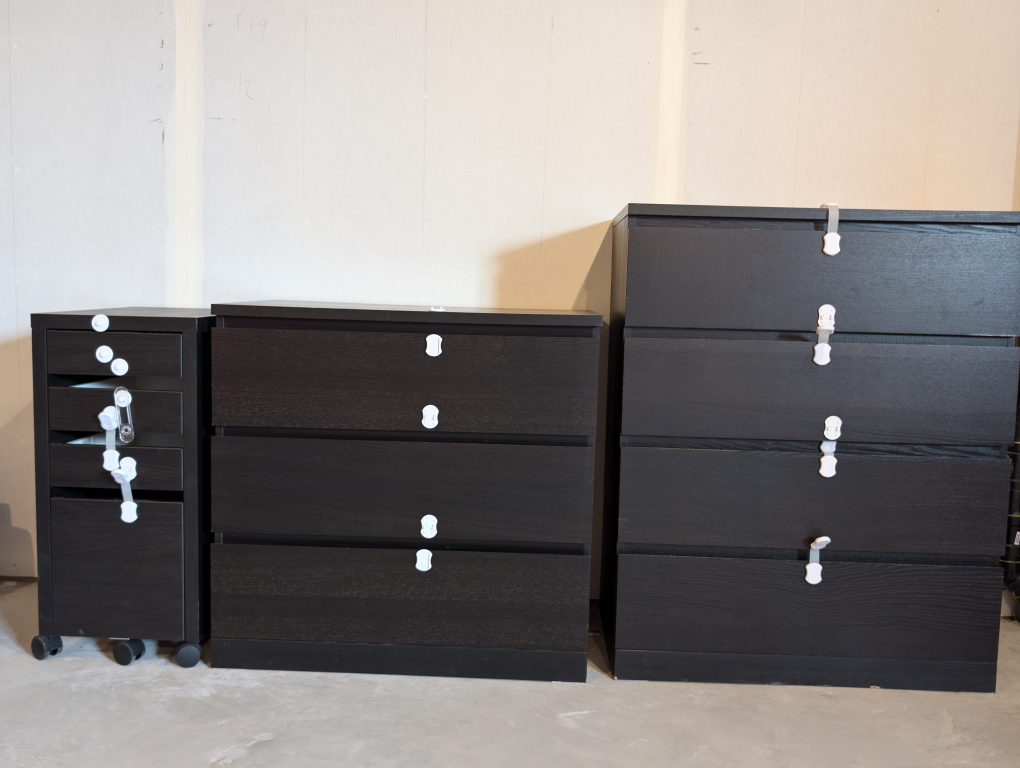Ikea.dresser, shoe cabinet and small drawer unit
