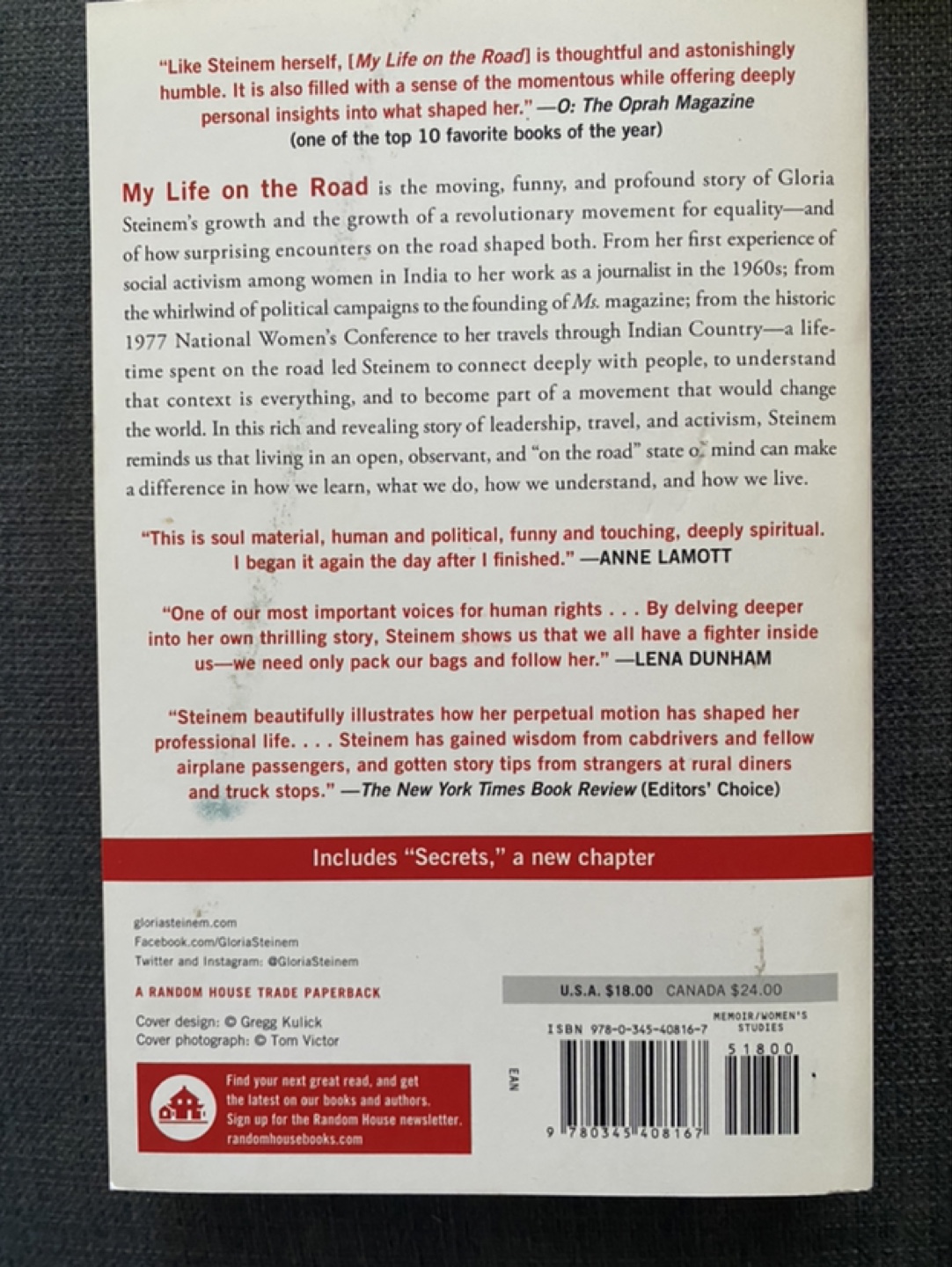 Gloria Steinem - My Life on the Road image indicator(2)