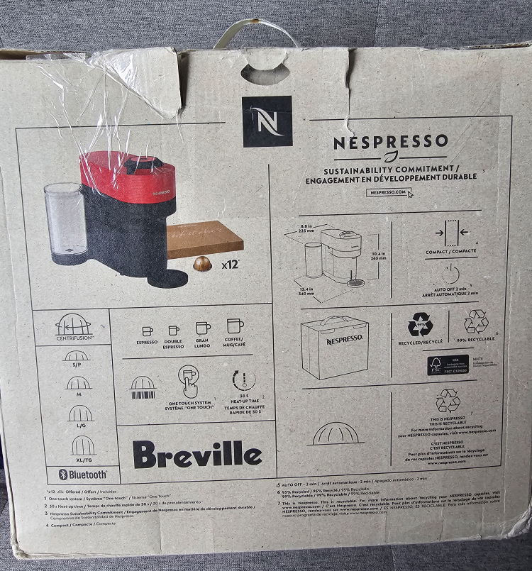 Nespresso Vertuo Pop+ Coffee and Espresso Machine by Breville image indicator(8)