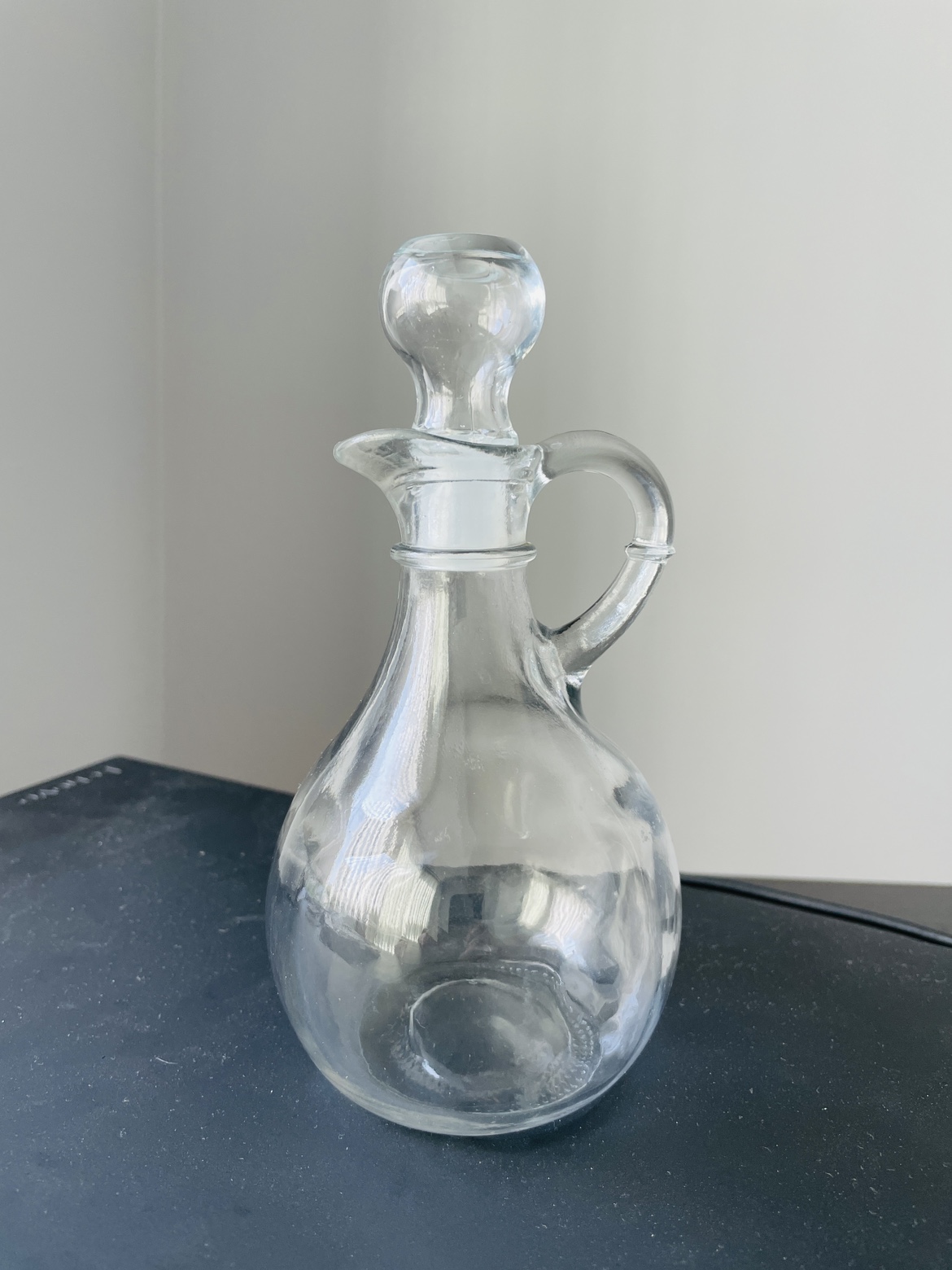 Free glass oil/vinegar cruet thumbnail