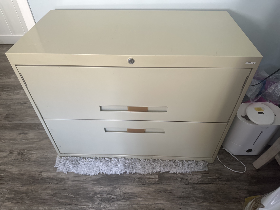 Filing cabinet.
