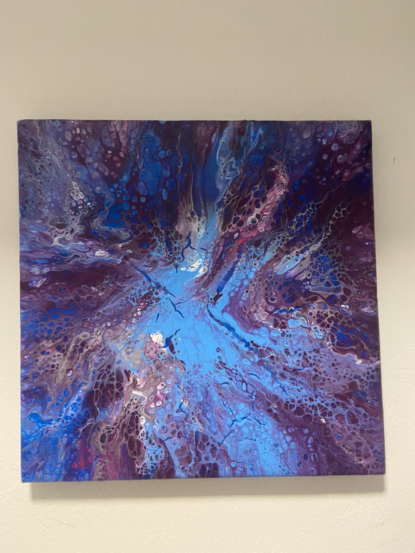 Fluid Art Paintings on Canvas - photo 3