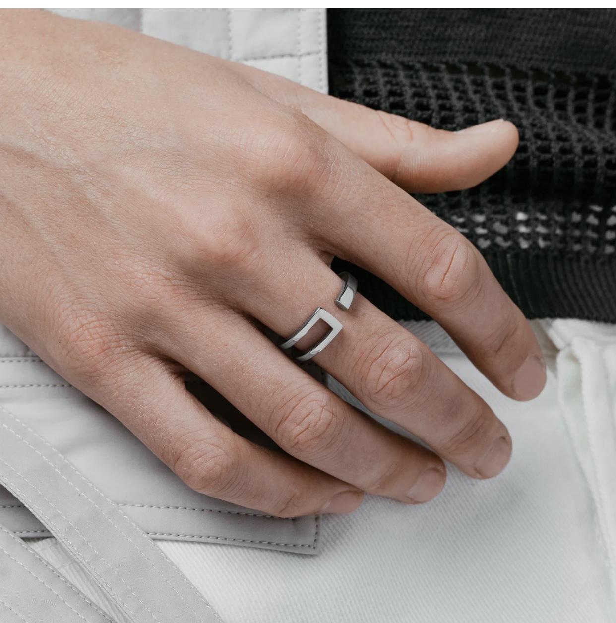 Vitaly Tangent Ring size 8 thumbnail