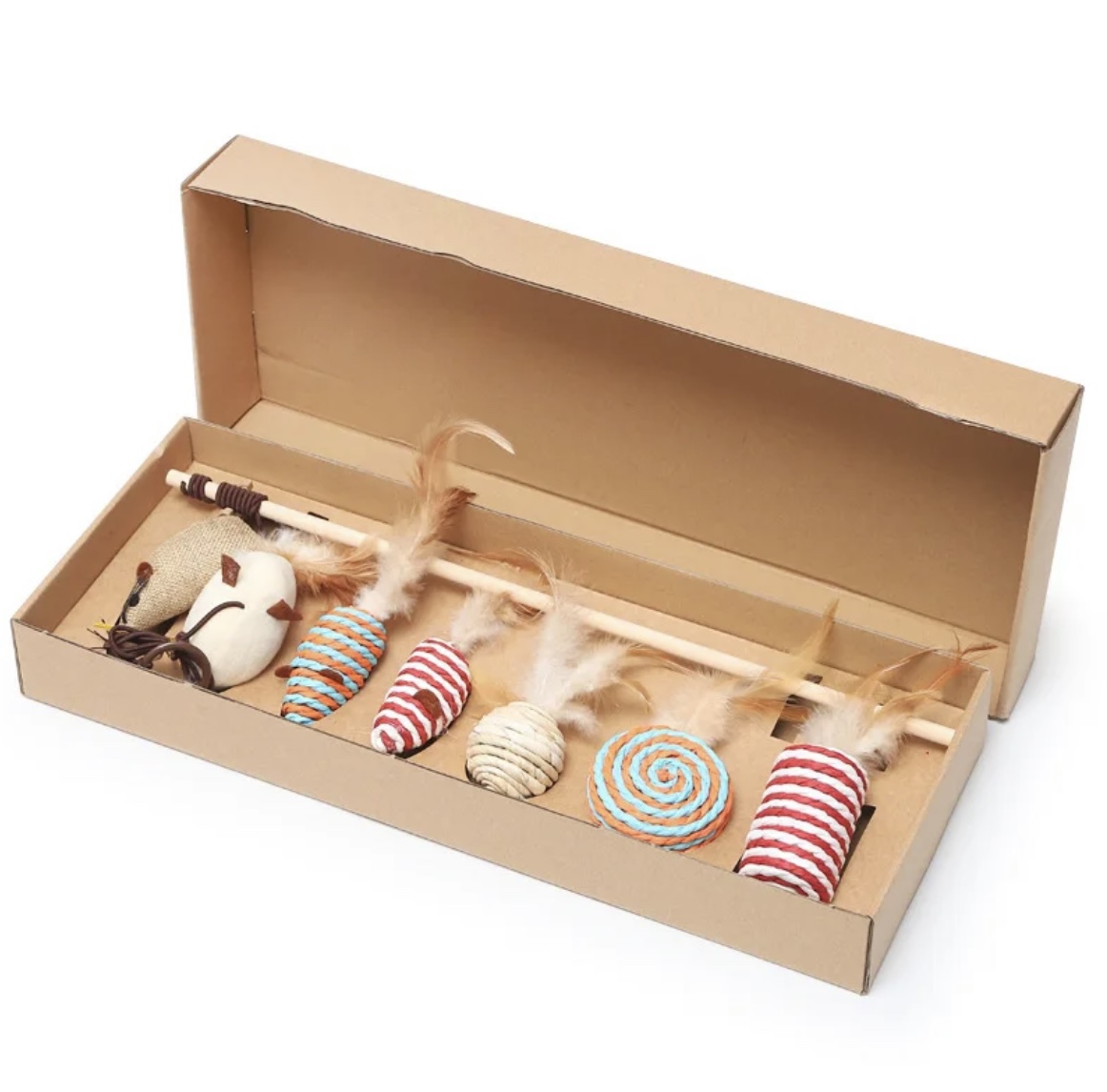 Cat Feather Toy Set 7-Piece Set image indicator(3)