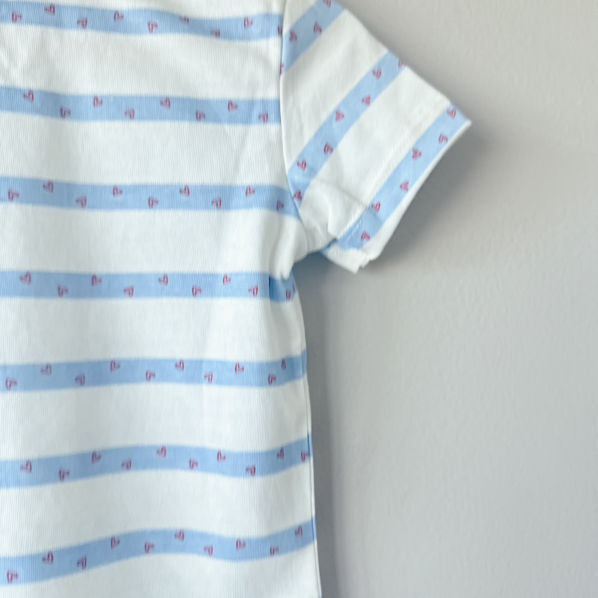 Striped and Heart Print Baby T-Shirt New with tags! image indicator(7)