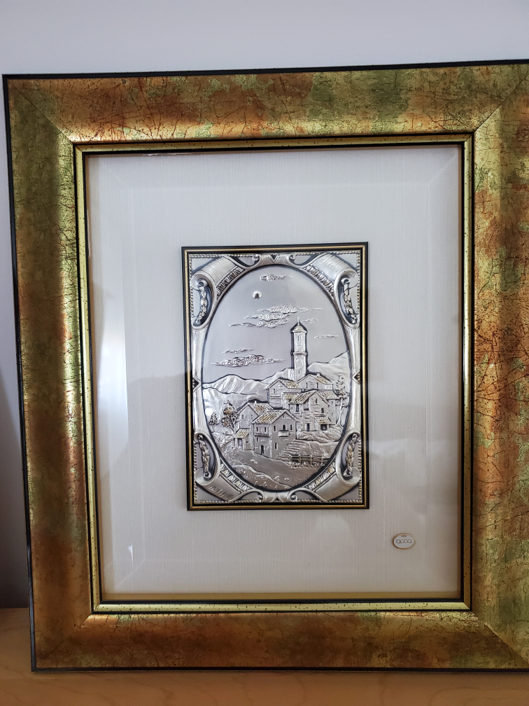Acca Made in Italy Silver Relief Art in Gold Frames image indicator(3)