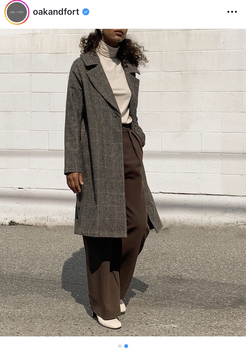 Oak + Fort Houndstooth Coat image indicator(5)