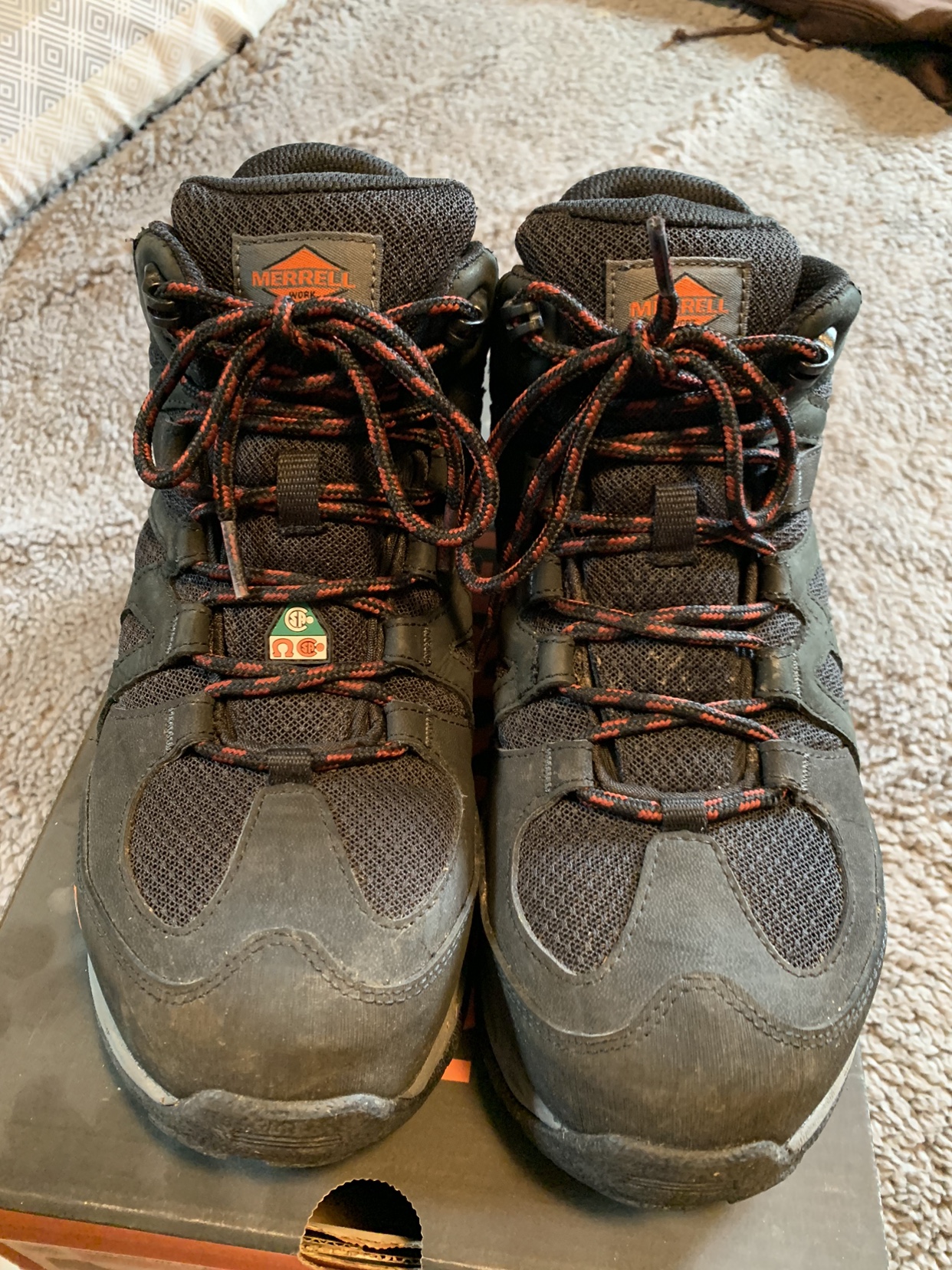 Womens Merrell Siren Mid WP Hiking Boots Size 8.5