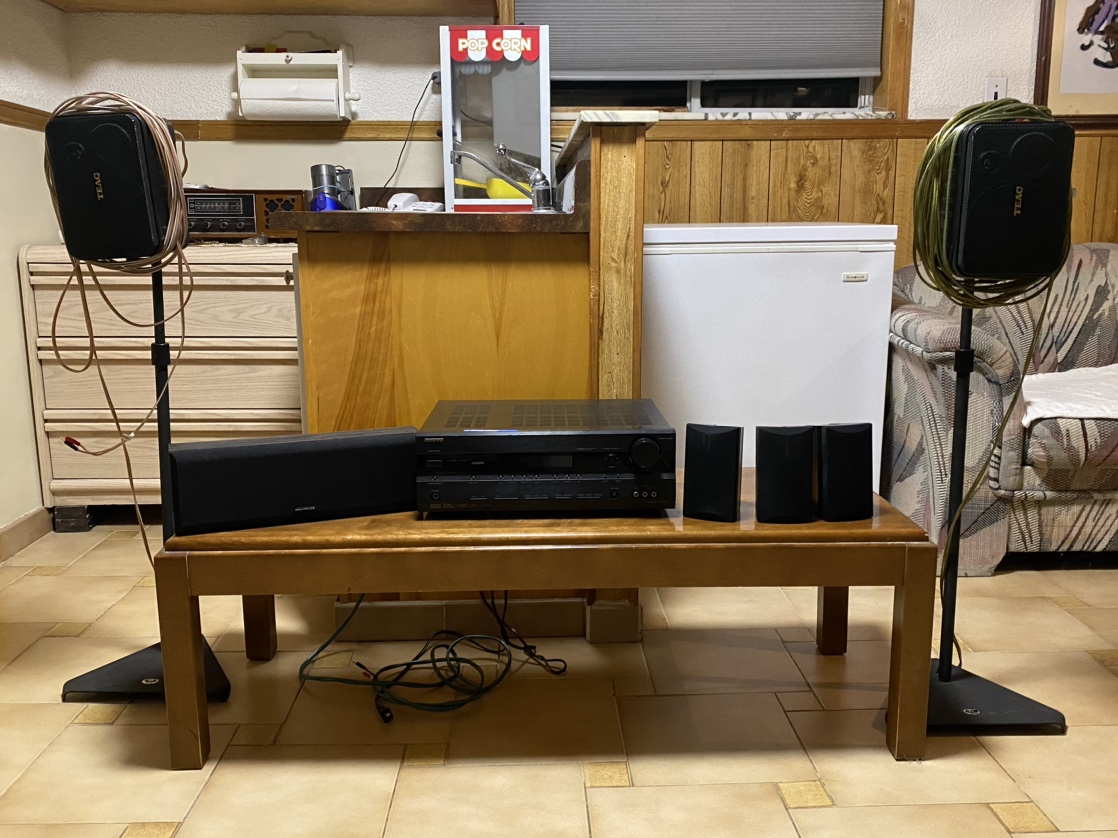 Home Theatre Speaker and Reciever starter set