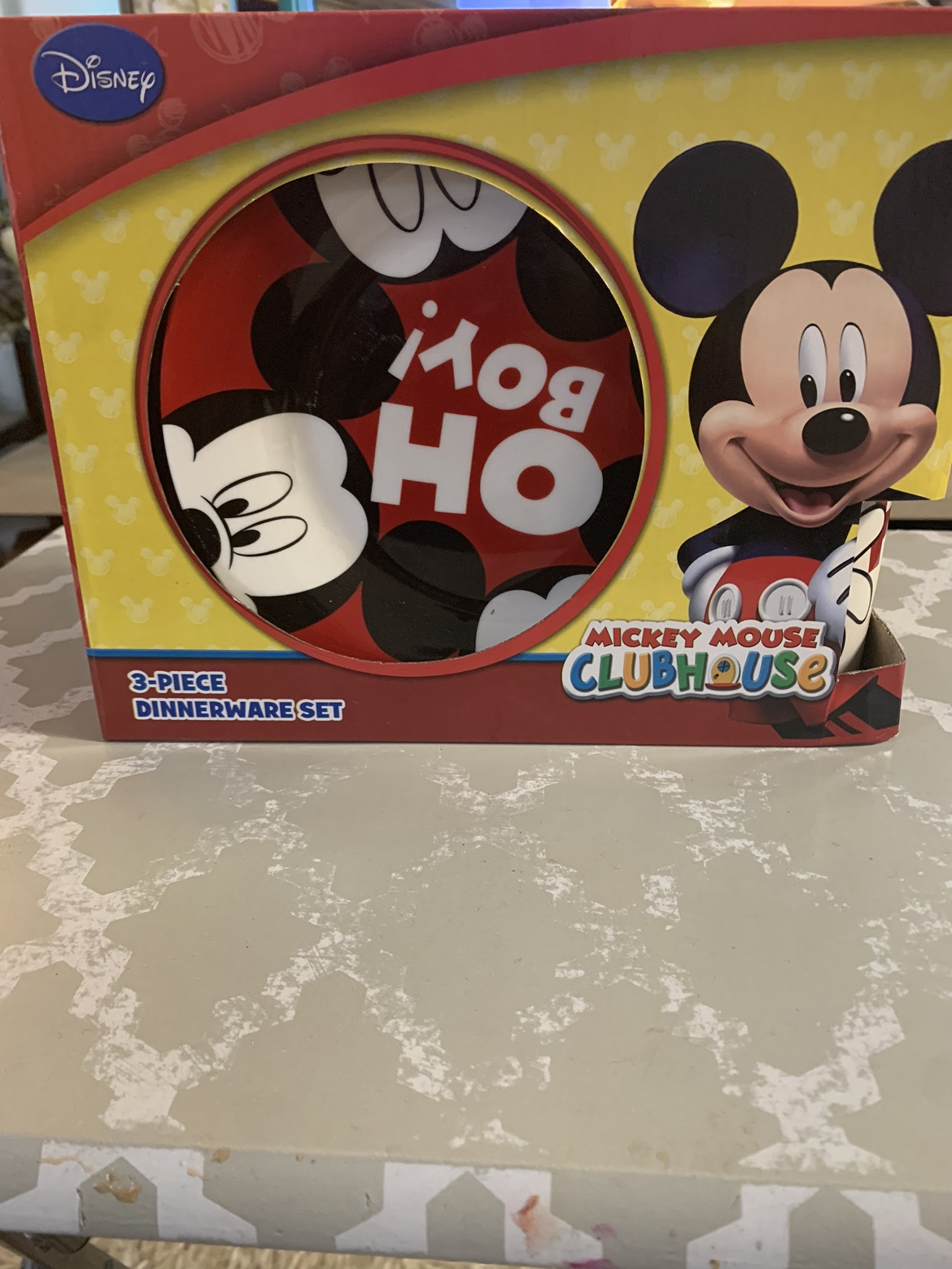 Mickey Mouse Clubhouse 3-Piece Dinnerware Set