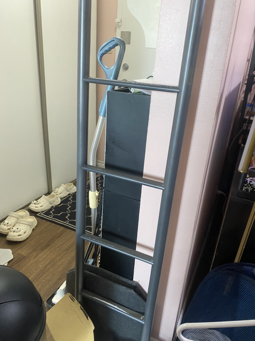 NEED GONE!! Metal Loft Bed Frame with desk - photo 2