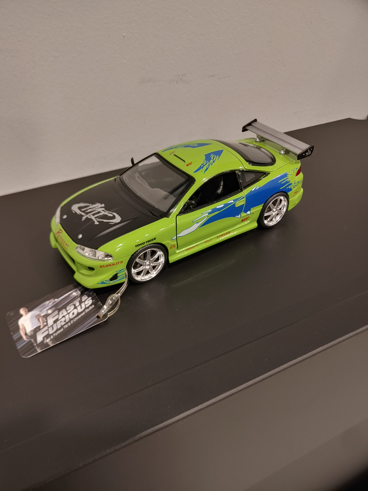 1/18 Scale Die-Cast Mitsubishi Eclipse Fast & Furious