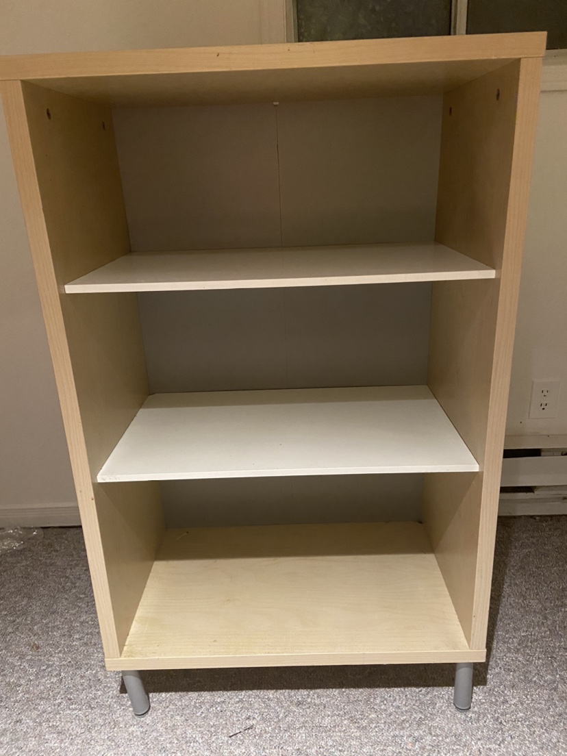 Mid Sized Wooden IKEA Bookshelf image indicator(2)