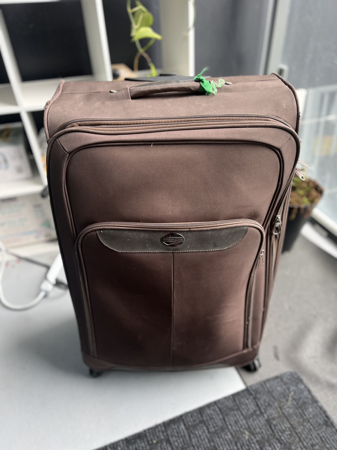 Brown Suitcase with Wheels - photo 5