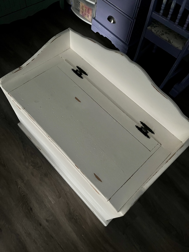 Rustic Wood Toy Chest - photo 3