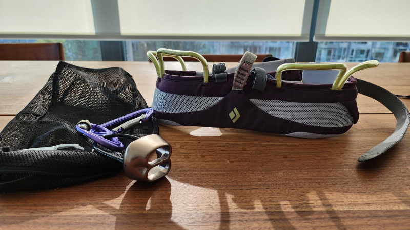 Black Diamond Momentum Harness - Purple/Grey - photo 2
